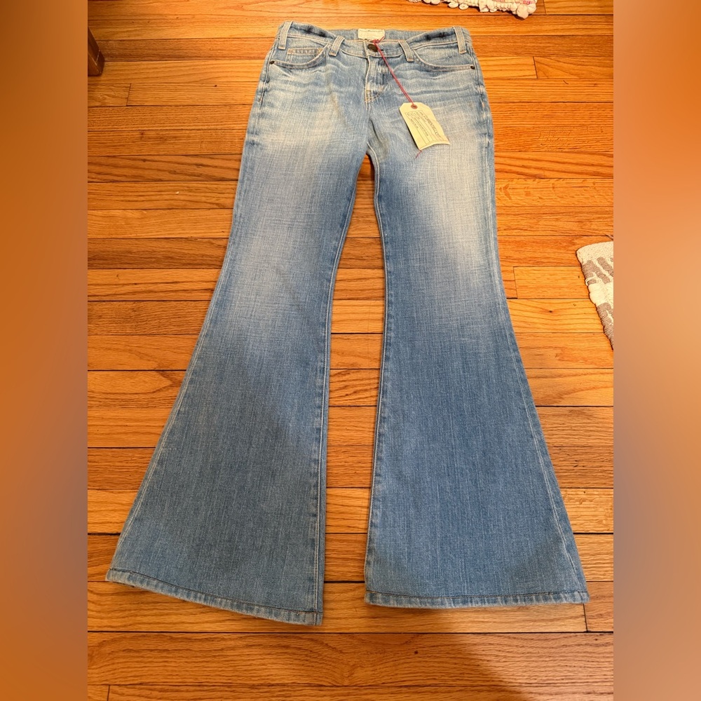 Current Elliot lowrise bell jeans